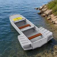 Bateau de pêche en PE détachable, léger, écologique, durable et portable pour la pêche de loisir