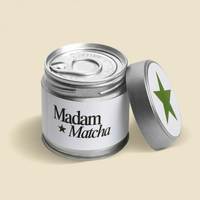 Boîte à thé matcha ronde hermétique en fer blanc de qualité alimentaire, avec logo personnalisé en relief, pour poudre de thé vert, double couvercle, coffret cadeau, vente en gros