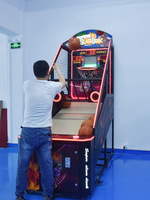 Machine de jeu de basket-ball d'arcade robuste avec tableau de scores et effets sonores - Équipement de qualité commerciale