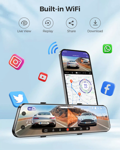 AZDOME PG17 MAX 4K 11,8 Zoll Touchscreen Dashboard Kamera GPS Wifi <span class=keywords><strong>DVR</strong></span> <span class=keywords><strong>Recorder</strong></span> Auto Dash Cam Videokamera Heck Auto Black Box - Product Image 3