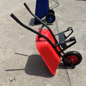 Carriola per Costruzioni Civili Wb6200, Capacità di Carico 130kg, Capacità d'Acqua 65L, Manico in Acciaio, Materiale in Ferro e Metallo - Product Image 2