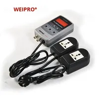WEIPRO 2 in 1 Pengontrol Monitor Digital pH ORP Redox dengan Kontrol Relai Daya Keluaran Pengukur Kualitas Air