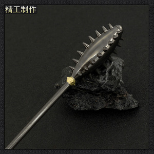 Accesorios de Cine <span class=keywords><strong>y</strong></span> Televisión Water Margin, Modelo de Arma de 22CM, Qin Ming Thunder Dance, Maza de Dientes de Lobo, Regalo para Niño, Adorno, Accesorio COS - Product Image 3
