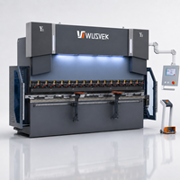 Presse plieuse hydraulique CNC 170T 3200mm 4+1 axes Cybelec CybTouch automatique pour pliage d'aluminium, cabine de tracteur OEM, acier CE