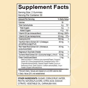 Gomitas CoQ10 Personalizadas Meelefu con Bergamota, Hibisco, Vitamina K2+D3, Glicinato de Magnesio y Pimienta de Cayena para la Salud del Corazón - Product Image 5