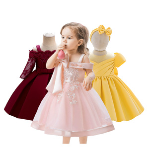 <span class=keywords><strong>Robe</strong></span> <span class=keywords><strong>de</strong></span> princesse élégante en satin pour bébé fille Meiqiai, pour Noël, fête, spectacle, nouveau-né, L5083XZ - Product Image 4