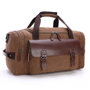 Sac de voyage en cuir RUSSELL CORPORATION avec fermeture éclair, logo personnalisé, durable pour les voyages et les activités de plein air - Product Image 6