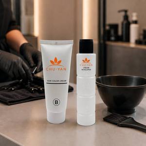 Coloration Capillaire Végétale Rouge Bourgogne Tube 200ml – Couleur Vibrante Longue Durée à Base de Plantes, Sans Ammoniaque, Qualité Supérieure, OEM, Marque Privée - Product Image 2
