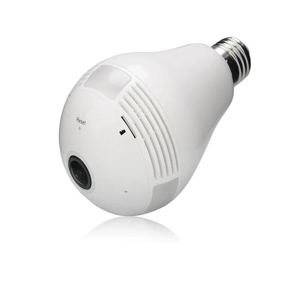 Wholesale Camera V380 Pro 2MP Panoramic Light Bulb Camara WIFI IP Kamara Night Vision Bulb Foco Camera