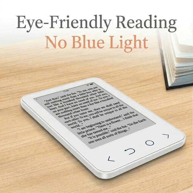 Wholesale 3.52 Inch Android Operating Magnetic Portable E-Ink Screen Audio E-Book Reader Customizable Learning Gifts