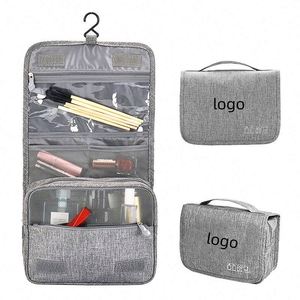 Custom Logo Large Capacity Waterproof Portable Bathroom Cosmetic Makeup Travel Toiletry <b>Bag</b> - Product Image 2