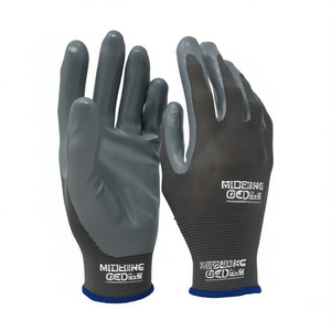 Ttake Polyester <b>Gloves</b> with Nitrile Coating Protective Work <b>Gloves</b> - Product Image 2