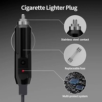 Kabel Starlink Mini 12V-24V Charger Mobil Lighter Rokok Kabel Ekstensi Daya DC 3A Pengisian Cepat Tahan Air PVC Dapat Disesuaikan