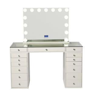 منظم ماكياج أبيض جميل لغرفة النوم من ILUMAY, منظم ماكياج أبيض جميل لغرفة النوم - Product Image 2