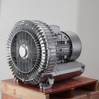 Ventilateur à anneau industriel haute pression 90W 2800rpm 50Hz à vitesse variable 220V AC Jet de gazole certifié OEM IECEE