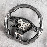 Volant de sport FEIXIANG tout en fibre de carbone et cuir n°3 à fond plat, modification pour Volkswagen CC Magotan Passat