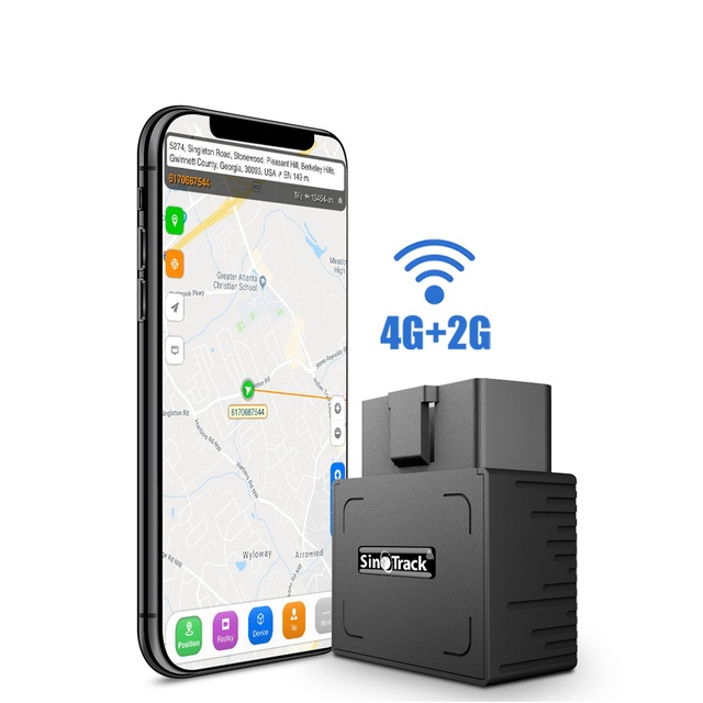 SinoTrack ST902LA 4G GPS Locator Easy to Install OBD II Connector Tracker of Working in Australia US