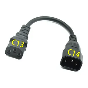 cables iec 320 c14 male iec c13 female power extension cord cable 250vac 10a pdu