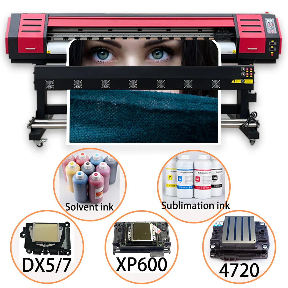 DX11 XP600 Kopf Thunder jet Eco Solvent Drucker Tunder Jet Günstigste I3200 Plane Banner Poster Eco Solvent Printer Sublimation