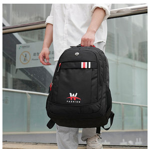 Du lịch Ba lô nhẹ cho nam giới cao cấp cảm thấy kinh doanh sinh viên đại học Ba lô công suất lớn chống bụi bẩn - Product Image 5