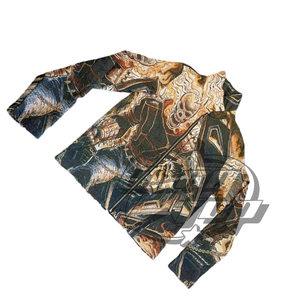 2022 Custom <strong>Minecraft</strong> Full Zip Tapestry <strong>Hoodie</strong> Nipsey Tapestry Sweater Polyester/Cotton Material for Spring Hooded Collar - Product Image 5