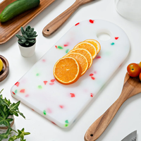 Planche à découper en polyéthylène aspect granit sophistiqué, tapis en HDPE durable pour la cuisine professionnelle et l'approvisionnement hôtelier