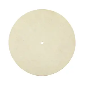 Machine-made 250mm Wool Felt Polishing Wheel <strong>Marble</strong> <strong>Polish</strong> and Grinding Wool Felt Buffing Cutting Pad - Product Image 1