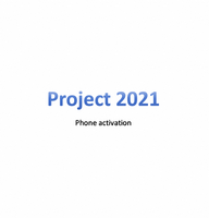 Versión Pro de Activación Telefónica para el Software Project Professional 2016/2019/2021, Envío Garantizado en Línea
