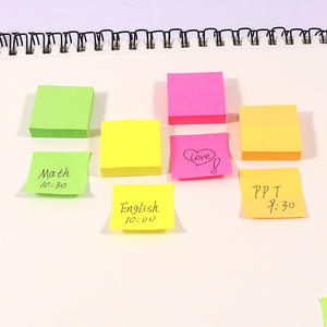 Forme carrée 1,5*1,5 pouces, multicolores, inscriptibles et <span class=keywords><strong>repositionnables</strong></span>, bandes de marque-pages pour annoter les livres et les carnets - Product Image 1