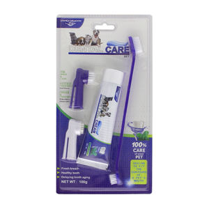 Kit de Cuidado Dental para Gatos 4 en 1 en Blister, <span class=keywords><strong>Cepillo</strong></span> de Dientes para Mascotas, Pasta de Dientes, <span class=keywords><strong>Cepillo</strong></span> de Dientes para Perros, Venta al por Mayor de Fábrica - Product Image 6