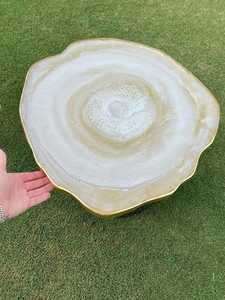 Juego de posavasos de bandeja para servir de resina de 3 niveles de diseñador hecho a mano, madera de alta calidad, personalizado, hogar, restaurante, comida india, ocasiones - Product Image 4