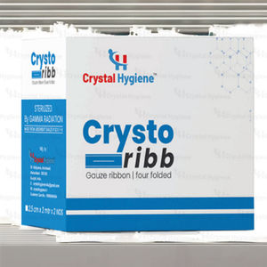 Ruban adhésif médical stérile en gaze de coton blanc Crystal Hygiene 2,5 cm x 100 mètres - Product Image 2