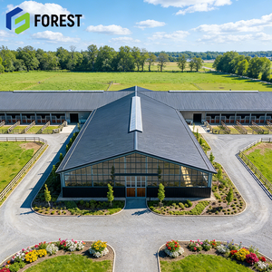 Pabellón Ecuestre Prefabricado de Acero de Alta Gama, Resistente a la Intemperie, de Gran Tamaño, con Precio Directo de Fábrica - Product Image 1