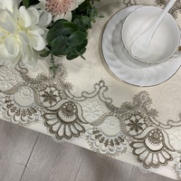 Table de chevet de style nordique TaiGen et housse anti-poussière pour four à micro-ondes en polyester de couleur unie pour la maison et l'hôtel