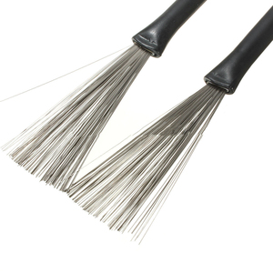 Usine de gros tambours de jazz spéciaux tambours rétractable métal en acier inoxydable <span class=keywords><strong>brosse</strong></span> de tambour - Product Image 2