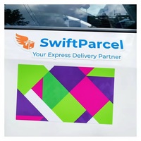 Logo personnalisé, logo d'entreprise, aimant de voiture vierge, panneau magnétique personnalisé, autocollant magnétique découpé à la forme, amovible, pour camionnette, camion et réfrigérateur
