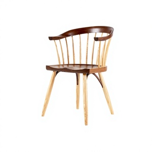 Silla de Comedor Plegable de Madera Maciza de Alta Calidad, Moderna, de Madera Curvada, de Lujo, con Respaldo Cruzado y Forro de Espuma, para Hogar, Escuela, Parque, Sala de Estar, Exterior - Product Image 5