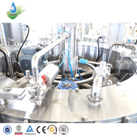 Remplisseuse de bouteilles à contre-pression, machine de remplissage à pression constante pour ligne d'embouteillage d'eau gazeuse en bouteille de verre