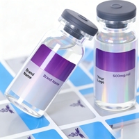 Kotak Penyimpanan Vial Peptida dengan Ikat Pita Kertas Kraft untuk Hadiah Kecil Mewah yang Dipersonalisasi