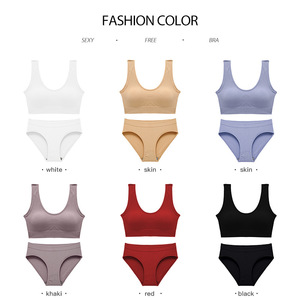New Lingerie <strong>Sets</strong> Underwear Sport Lingerie <strong>Sets</strong> Wire Free Seamless <strong>Bra</strong> and Panty <strong>Bra</strong> <strong>Set</strong> Lingerie for Women - Product Image 3