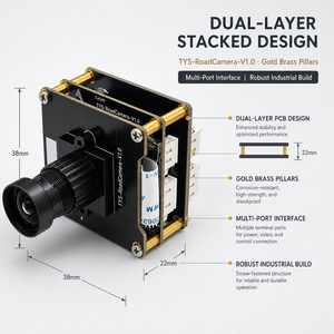 โมดูลกล้องวงจรปิด USB Sony IMX291 ความละเอียด 2MP รองรับแสงน้อยพิเศษ 1080P Starlight เลนส์ 6 มม. HDR สำหรับการมองเห็นในเวลากลางคืน - Product Image 1