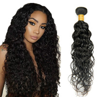 Mèches naturelles indiennes — ishow, cheveux humains authentiques, tissage ondulée, pour femmes noires, prix d'usine, 100%