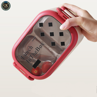 Boîte à lunch isotherme portable en acier inoxydable 304 de qualité alimentaire, avec cuillères et baguettes