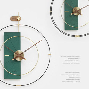 Reloj de Pared Nórdico de Lujo, Rectangular, de Cuarzo, Extra Grande, Decorativo para Sala de Estar, Funciona con Batería - Product Image 1
