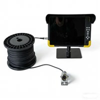 Caméra d'inspection de canalisation 4K 10 pouces avec câble de 100 m, vision nocturne, grand angle, enregistrement H.264
