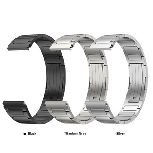 Correas de Titanio para <span class=keywords><strong>Huawei</strong></span> <span class=keywords><strong>Watch</strong></span> 4, Correa de Aleación de Titanio con Encanto Ligero para <span class=keywords><strong>3Pro</strong></span>/GT3/GT2 de 22 mm - Product Image 2