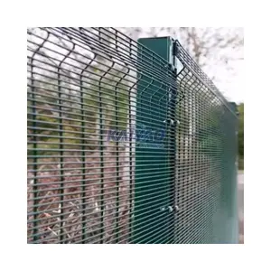 La recinzione di 358 di sicurezza in metallo saldato 76.2x12.7mm fornisce una protezione perimetrale durevole per fabbriche e giardini.