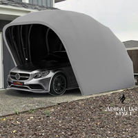 Abri de voiture pliable moderne et imperméable, structure en acier galvanisé avec tissu Oxford, tente de garage mobile pliable pour stationnement de voiture