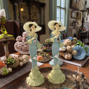 Nieuwe Europese Stijl Ornament, Bloem Fee Met Hoed, Meisje Huis Tuin Decoratie, Cadeau Voor Vrienden En Klasgenoten