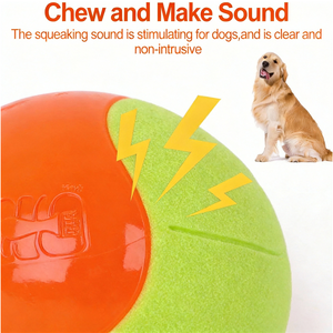 Juguete Oficial <span class=keywords><strong>FIFA</strong></span> para Mascotas, Pelota Interactiva de TPR Resistente a Mordidas, Pelota de Juguete para Perros con Sonido y Alto Rebote para la Copa Mundial 2026 - Product Image 3